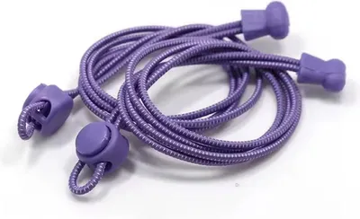 Produktbild von CHPN - Schnürsenkel - Elastische Schnürsenkel - Schnürsenkel mit Schloss - Universal - 1 Paar - Lila - Elastische Schnürsenkel - Schnürsenkel mit Schloss