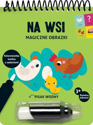 Productafbeelding van Magiczne obrazki. Na wsi. Kolorowanka wodna z zadaniami