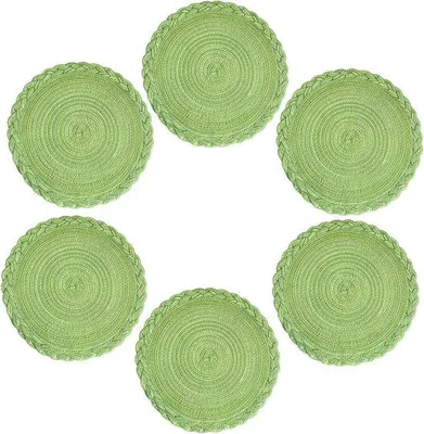 Produktbild von Famanu Platzsets und Untersetzer - Set von 6, hitzebeständig und waschbar