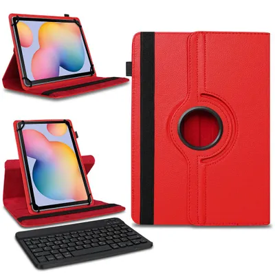 Produktbild von Tasche Tastatur Hülle für Samsung Galaxy Tab A9+/ A9 Plus Schutzhülle BluetoothFarben:Rot
