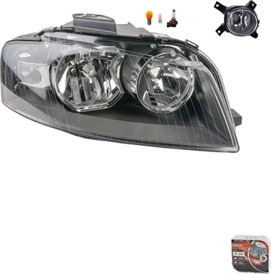Produktbild von Scheinwerfer + Osram Night Breaker Laser passend für Audi A3 8P 05/03-07/08Re. 8P0941004K 8P0941004A 8E0941700C 8E0941700E Johns