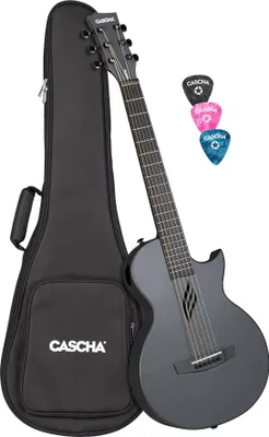 Produktbild von Cascha Carbon Fibre Acoustic Guitar Black Matte Akustikgitarre