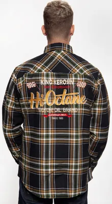 Image de King Kerosin, veste d'aventure "Hi-Octane" (noir/vert, taille XXL)