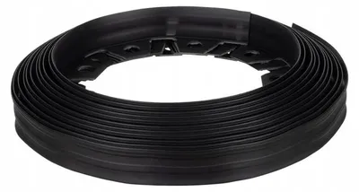 Produktbild von Gardlov 24561: Kunststoff-Randstein für den Garten, 40 mm Höhe, 10 Meter Länge, mit Befestigungspfählen