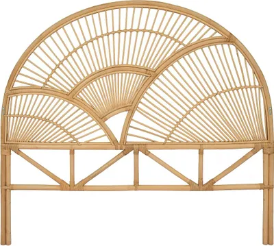 Produktbild von Bett-Kopfteil 140 cm - Rattan - Holzfarben - EFELA
