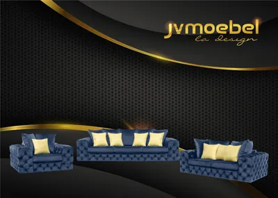 Produktbild von Chesterfield Design Wohnzimmer Sofagarnitur Möbel Couch 321 Sitzer Couchen Sofas