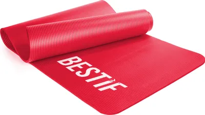 Immagine prodotto di Tappetino Fitness Antiscivolo in Schiuma NBR Rosso 180x60x1 cm