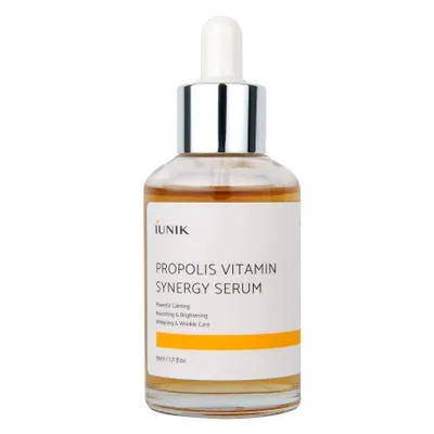Zdjęcie produktu dla iUNIK Propolis Vitamin Synergy Serum, 50ml - Wielofunkcyjne serum do twarzy
