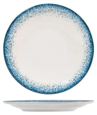 Produktbild von H&H Jupiter Set mit 6 Obsttellern aus Porzellan, 21 cm