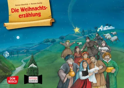 Produktbild von Die Weihnachtserzählung. Kamishibai Bildkartenset.