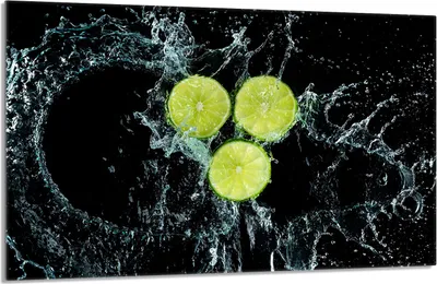 Produktbild von Herdabdeckplatte 80x52cm 1-teilig Glaskeramikkochfeld-Abdeckung Spritzschutz, Limette Schwarz