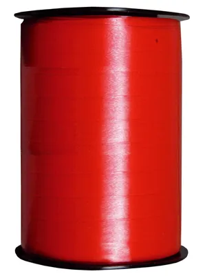 Produktbild von Großspule - Kräuselband - Ringelband - Polyband – 10mm x 250m oder 5mm x 500m - rot