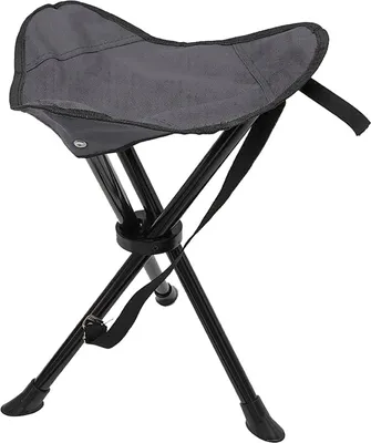 3-Bein Klapphocker Dreibeinhocker Campinghocker Anglerhocker Tragegurt