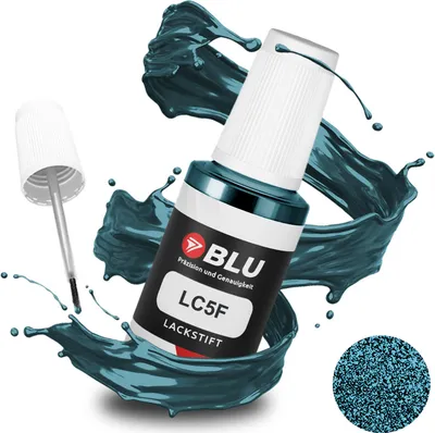 Produktbild von BLU Auto Lackstift Blau kompatibel für Volkswagen LC5F Bluegraphit | Auto Lack Reparatur Ausbesserungslack