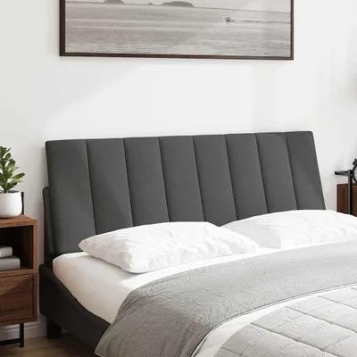 Produktbild von vidaXL Kopfteil-Kissen "Hanko" Dunkelgrau 140 cm Stoff