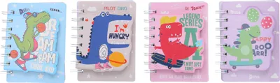 Produktbild von Notizbuch 8,6 x 12 cm, 80 Blatt – Dino