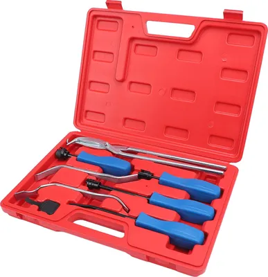 Immagine prodotto di set di attrezzi per tamburi dei freni da 8 pezzi. Smonta molle efficiente e portatile per la manutenzione dell'impianto