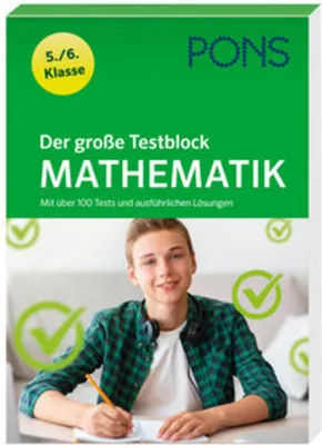Immagine prodotto di PONS Der große Testblock Mathematik 5./6. Klasse