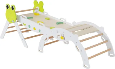 Produktbild von Kletterset für Kleinkinder mit Rutsche und Rampe - 7-in-1-Spielcenter