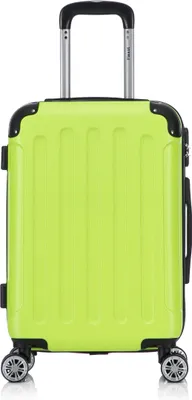 Produktbild von Flexot® F-2045 Handgepäck Bordcase Trolley Koffer Reisekoffer Hartschale Doppeltragegriff mit Zahlenschloss Gr. M Farbe Neon-Gelb