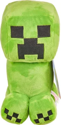 Produktbild von Mattel Minecraft - Creeper Plüschfigur, ca. 21 cm, weich, Geschenk zum Sammeln für Fans, Spielzeug ab 3 Jahren HBN40
