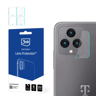 Produktbild von 3mk Hybridglas Lens Protection für T-Mobile T Phone 5G 2023Kamera Objektiv Kameralinse 0,16mm 6H (4 Stück)