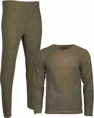 Produktbild von Unterwäsche Thermofleece Rundhals oliv, L