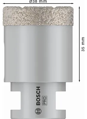 Produktbild von PRO Ceramic Trockenbohrkrone, 38 x 35 x 14 mm