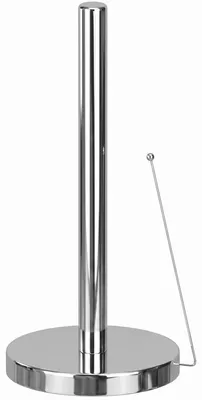 Stand-Küchenrollenhalter mit Stabilisierungsstange, Chrom