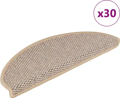 Produktbild von Stufenmatten Selbstklebend Sisal-Optik 30 Stk. 65x21x4cm