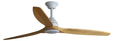 Zdjęcie produktu dla Energooszczędny wentylator sufitowy z oświetleniem LED i pilotem Alo White 152 cm