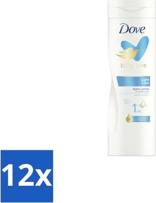 Obrázek produktu pro Dove tělové mléko Light Care 400 ml – výhodné balení – 12 kusů