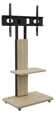 Immagine prodotto di Supporto TV, regolabile in altezza, adatto a televisori da 32-75 pollici, 60 x 40 cm