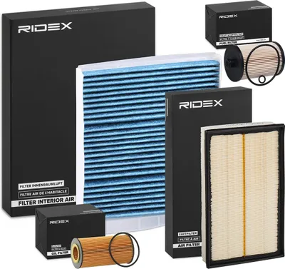 Produktbild von RIDEX Filterset Inspektionspaket Filtersatz für VOLVO S80 I (184)