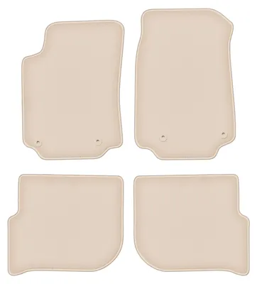 Produktbild von DURBAN Beige Velours-Fußmatten-Set für Audi 200 C3 Limousine, Avant (1983-1991)