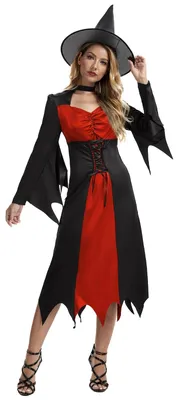 Obrázek produktu pro Solidchoice - Vintage kostým "Heks" pro ženy, ideální na Halloween