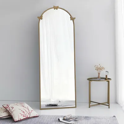 Obrázek produktu pro Skye Decor, Portal- Portal A903NOS, matné, zlaté, nástěnné zrcadlo, 180x65x1,5 cm, rám: 100% kov