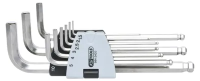 Produktbild von KS Tools 964.0420, 9 Stück(e), Edelstahl, DIN ISO 2936, 368 g
