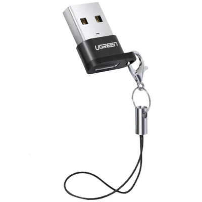 Produktbild von Ugreen USB-C 3.1 / USB-A 2.0 Adapter, 480 Mbit/s - Schwarz