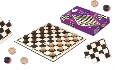 Immagine prodotto di Dama di legno - tavola da gioco 30315