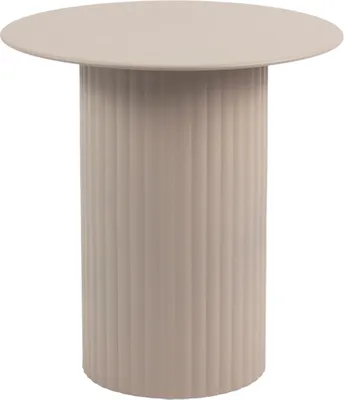 Produktbild von Beistelltisch Tilo aus Metall, Farbe Beige, mit einer Breite von 43 cm und einer Höhe von 45 cm