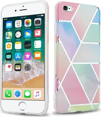 Produktbild von Cadorabo Schutzhülle für Apple iPhone 6 / 6S Hülle in Rosa TPU Handyhülle Etui Case Cover