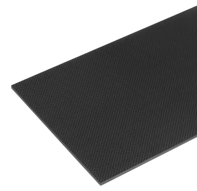 Kohlefaserplatte 300x200x4 mm, glänzend, 1 Stück