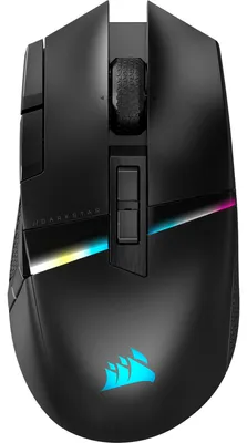 Obrázok produktu pre Corsair CH-931A011-EU, Pravoruké, Optický, RF Wireless + Bluetooth, 26000 DPI, 1 ms, Čierna