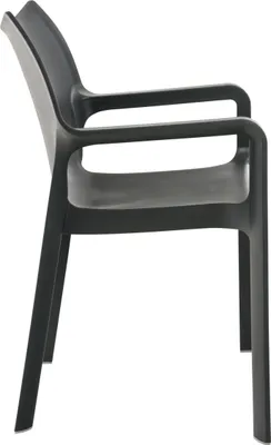 Produktbild von 4er Set Stuhl HLO-CP55 dunkelgrau