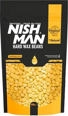 Obrázok produktu pre Depilačný vosk v perlách Nishman Natural Beans 500g