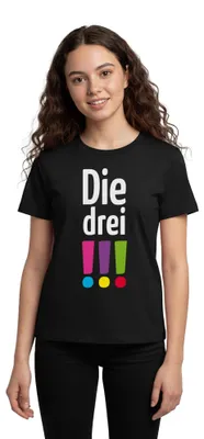 Produktbild von Spreadshirt Die Drei Ausrufezeichen Logo Teenager Premium T-Shirt, 146/152 (10 Jahre), Schwarz