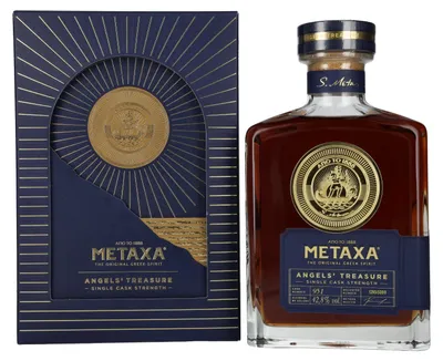 Produktbild von Metaxa Angels' Treasure Single Cask Strength 42,8% Vol. 0,7l in Geschenkbox