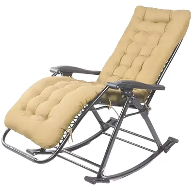 Zdjęcie produktu dla APTEL | Nakładka na leżak, nakładka na leżak ogrodowy, 160 cm, nakładki na leżaki, wyściółka na leżak, poduszka na leżak, beżowa