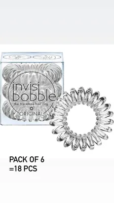 Image de InvisiBobble Crystal Clear - Lot de 18 pièces